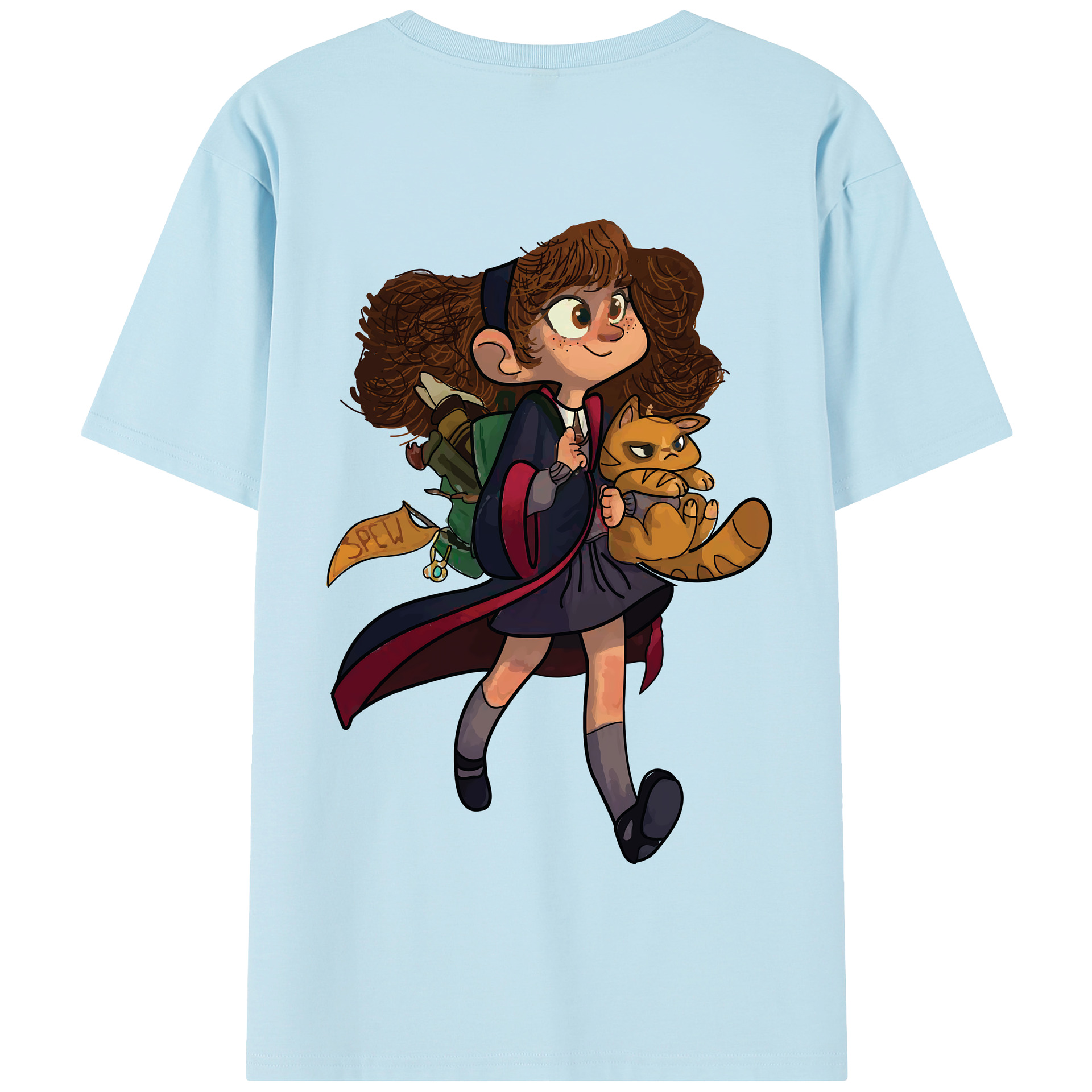 （画像用） Harry Potter ハリー・ポッターシリーズ 綿100％半袖Tシャツ（背面プリント）